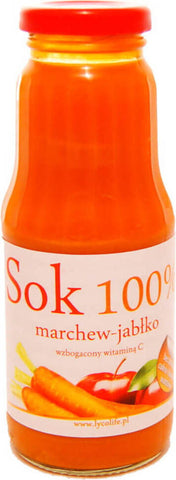 Karotten-Apfel-Saft ohne Zucker 300 ml LYCO LIFE