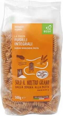 Vollkorn-Fusilli-Nudeln BIO 500 g ECOR