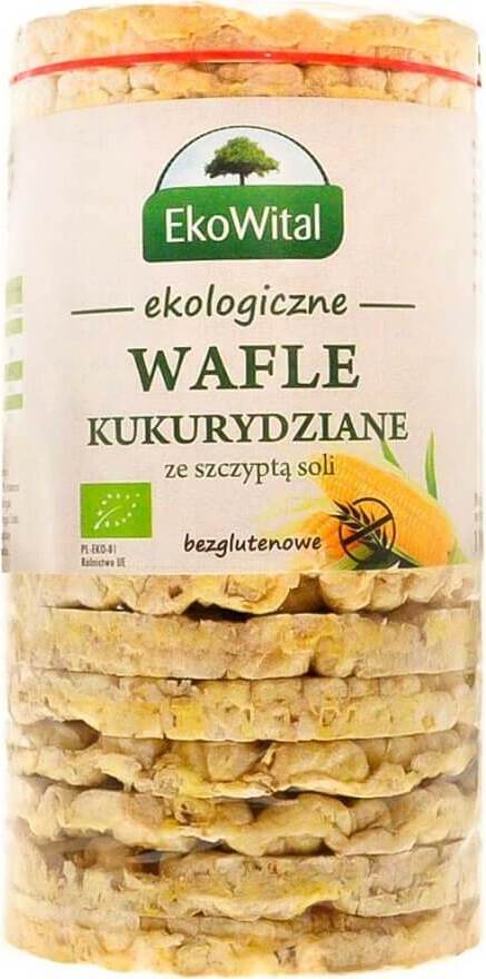 Maiswaffeln mit Salz glutenfrei BIO 110 g EKOWITAL