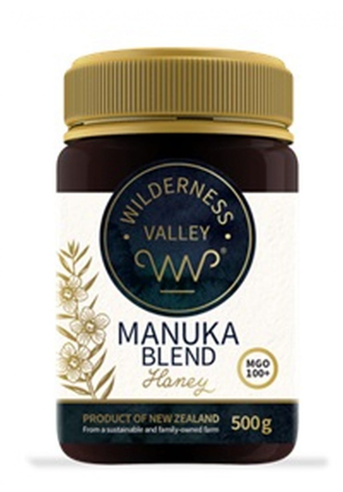 Manuka-Mehrblumenhonig MGO 100 + 500 g - WILDERNESS VALLEY