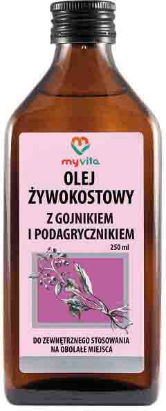 Beinwellöl mit Gojnik und gemahlenem Holunder 250 ml MYVITA