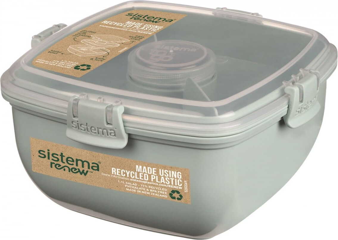 Lunchbox Mint 11 L + Besteck - SISTEMA