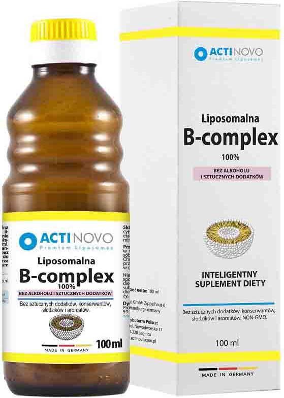 Liposomales Vitamin B - KOMPLEX 100% ohne Alkohol 20 Portionen à 100 ml - ACTINOVO