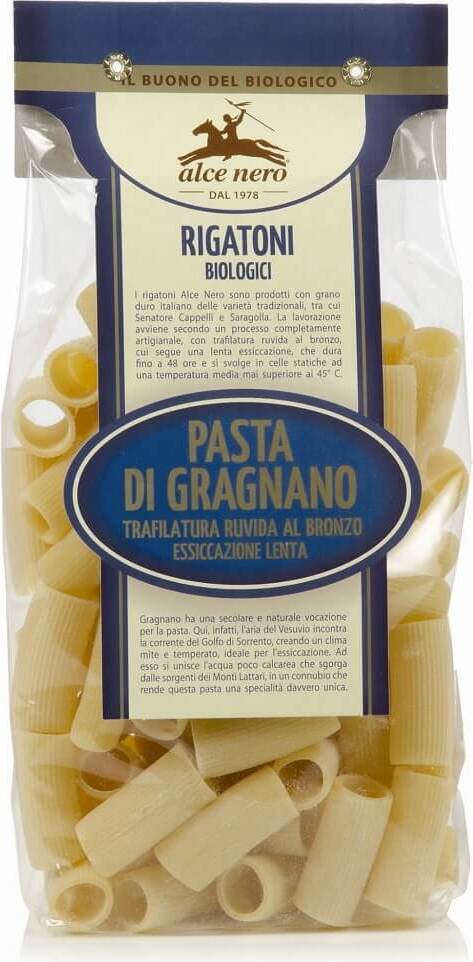 Rigatoni (Grieß) Nudeln BIO 500 g - ALCE NERO