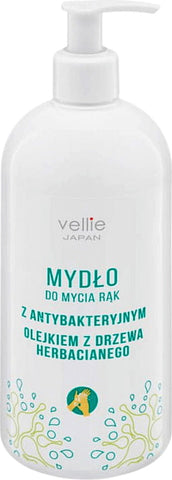 Antibakterielle Handseife mit Teebaumöl - 500 ml Pumpe VELLIE JAPAN