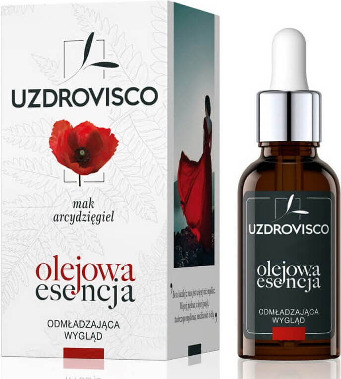 Verjüngendes ätherisches Mohn- und Engelwurzöl 30 ml - UZDROVISCO