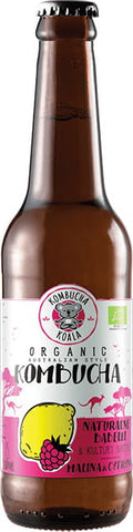 Kombucha aromatisiert mit Himbeere und Zitrone BIO 330 ml - KOALA KOMBUCHA