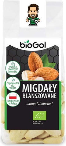 Blanchierte Mandeln BIO 100 g - BIOGOL