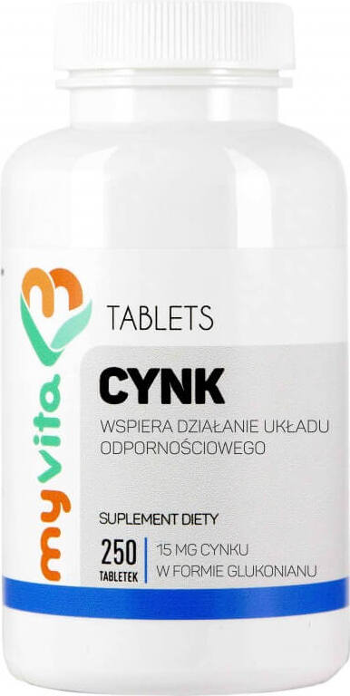 Zink Zinkgluconat 250 Tabletten MYVITA