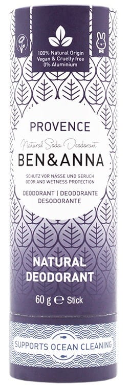 Natürliches Deodorant auf Sodabasis Provence Pappstift 60 g BEN & ANNA