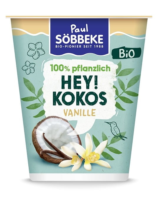 Vanille-Kokos-Dessert BIO 330 g - SOBBEKE