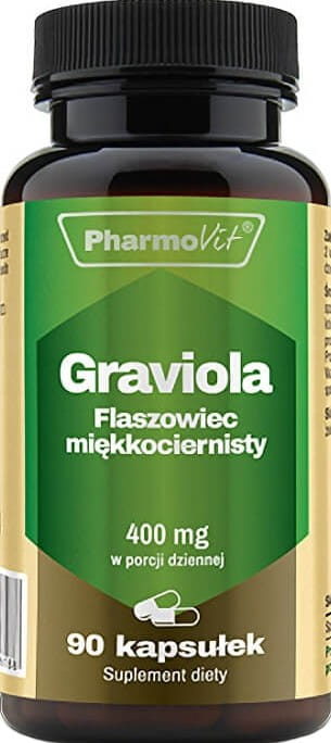 Graviola Sauerrahm 400mg 90 Kapseln PHARMOVIT