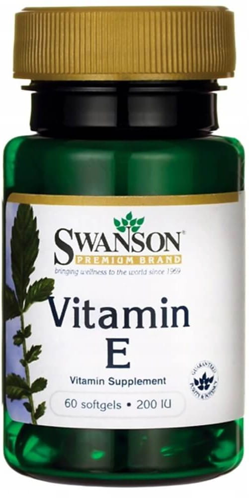 Vitamin E, Vitamin E 200 IE 60 Kapseln SWANSON