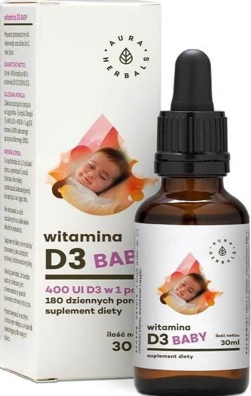 Vitamin D3 Babytropfen 30ml AURA HERBALS