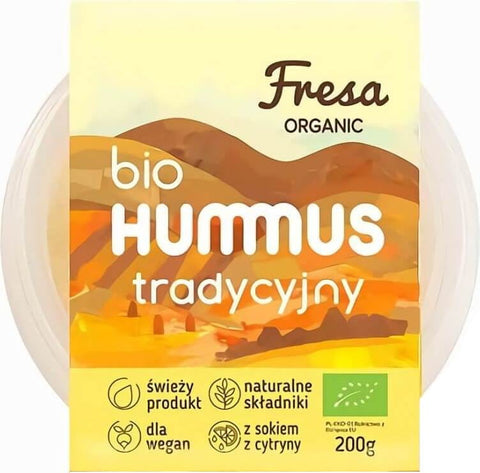 Traditioneller Hummus BIO 200 g - FRESA ORGANIC