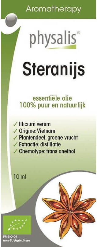 Steranijs ätherisches Öl (Sternanis) BIO 10 ml - PHYSALIS