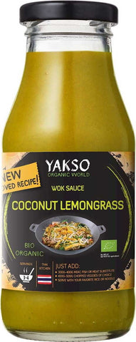 Kokossauce mit Zitronengras BIO 240 ml - YAKSO