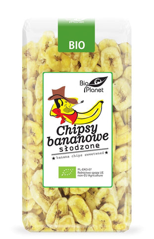 Gesüßte Bananenchips BIO 350 g - BIO PLANET