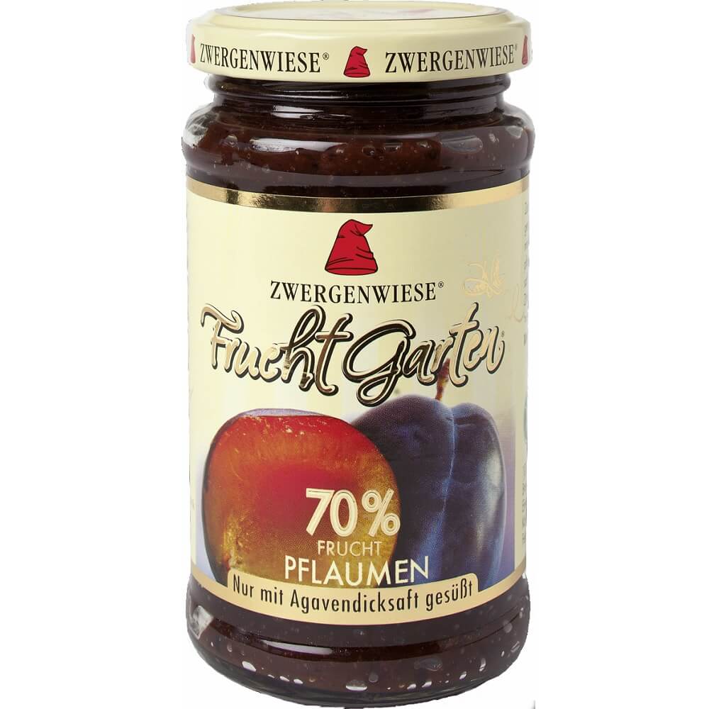 Zwetschgenmousse (70% Frucht) glutenfrei BIO 225 g - ZWERGENWIESE