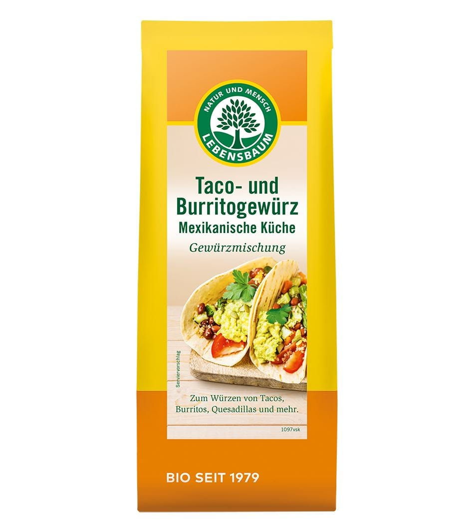 Taco-Burrito-Gewürz BIO 50 g - LEBENSBAUM