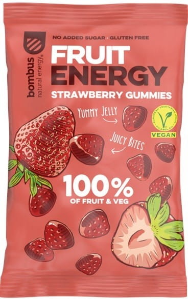 Erdbeer-Snacks 100 % Frucht glutenfrei 35 g BOMBUS