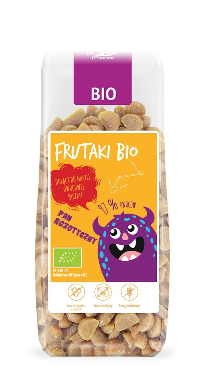 Exotische Gummibärchen ohne Zuckerzusatz glutenfrei BIO 100 g - FRUTAKI