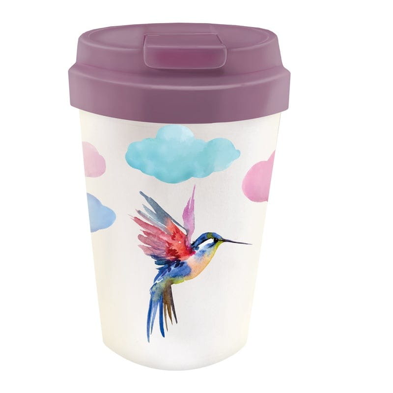 Reisebecher pla Aquarellvogel 350 ml - CHIC - MIC