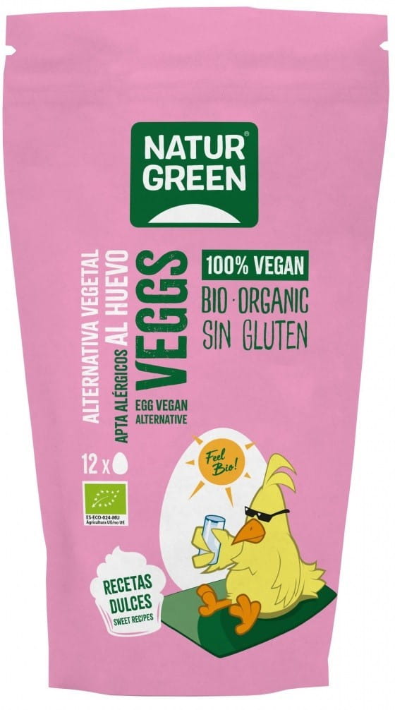 Vegane Alternative zu süßen Eiern ohne Gluten BIO 240 g - NATURGREEN