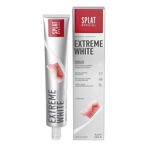 Extrem weiße Zahnpasta mit Fluorid 75 ml - SPLAT