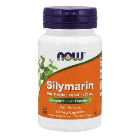 Silymarin Silymarin aus Mariendistel Kurkuma 60 Kapseln NOW FOODS