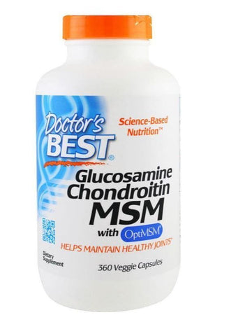 Glucosamin und Chondroitin und MSM 360 DOCTOR'S BEST Kapseln