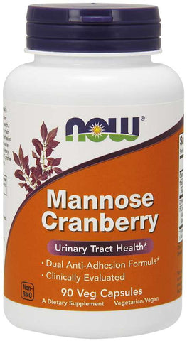 Mannose Cranberry Dmannose mit Cranberry 90 Kapseln NOW FOODS