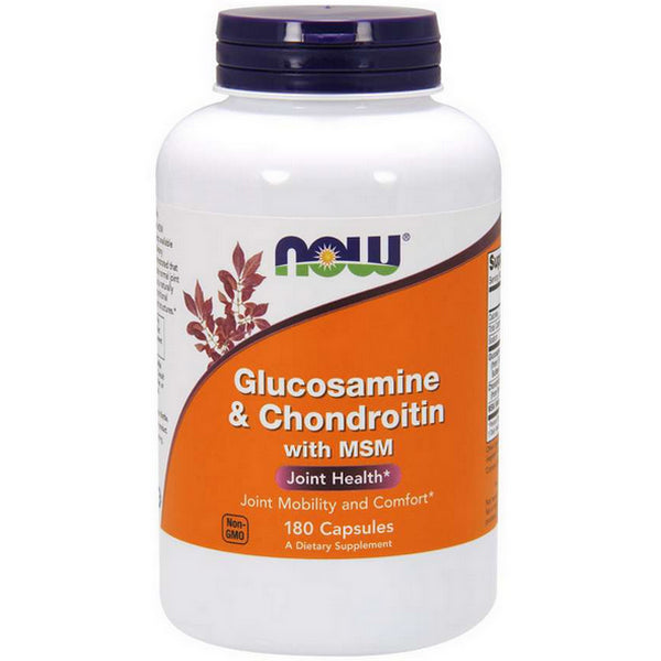 Glucosamin und Chondroitin mit MSM 180 Kapseln NOW FOODS