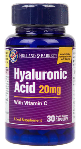 Hyaluronsäure mit Vitamin C 30 Kapseln HOLLAND & BARRETT