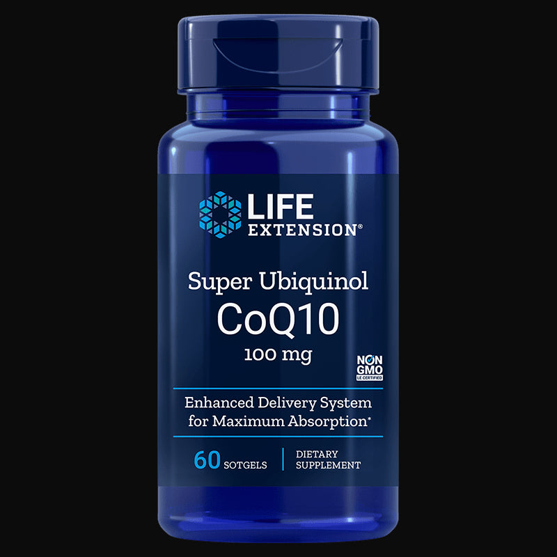 Super Ubiqinol COQ10 100 MG 60 Kapseln LEBENSVERLÄNGERUNG