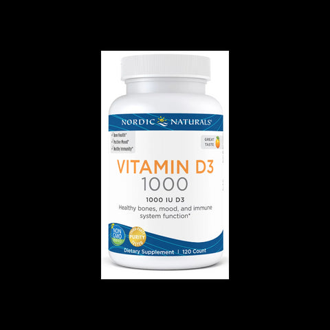 Vitamin D3 1000 IE 120 Kapseln von NORDIC NATURALS