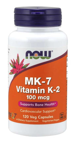 Vitamin K2 MK7 100 mcg 120 Kapseln NOW FOODS