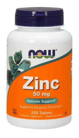 Zink 50 MG Zinkgluconat 250 Tabletten NOW FOODS