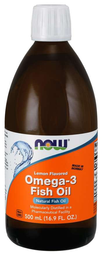 OMEGA 3 Fischöl 500 ml NOW FOODS