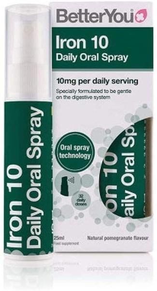 Eisen 10 tägliches orales Eisenspray 25 ml BETTERYOU