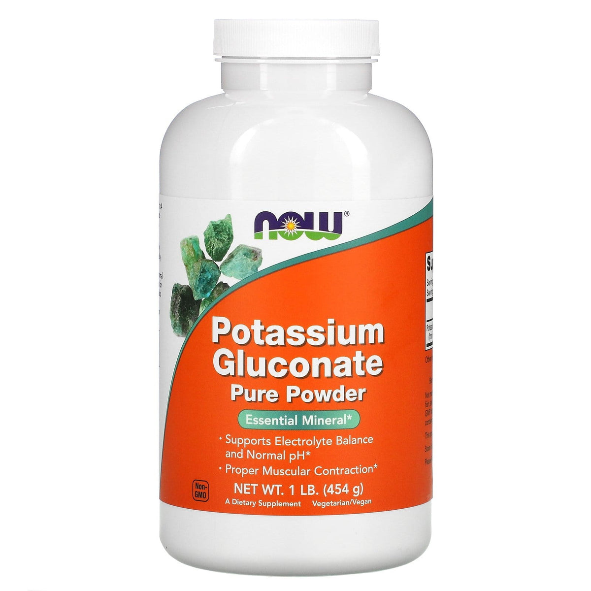 Kaliumgluconatpulver Kaliumgluconat 454 g NOW FOODS