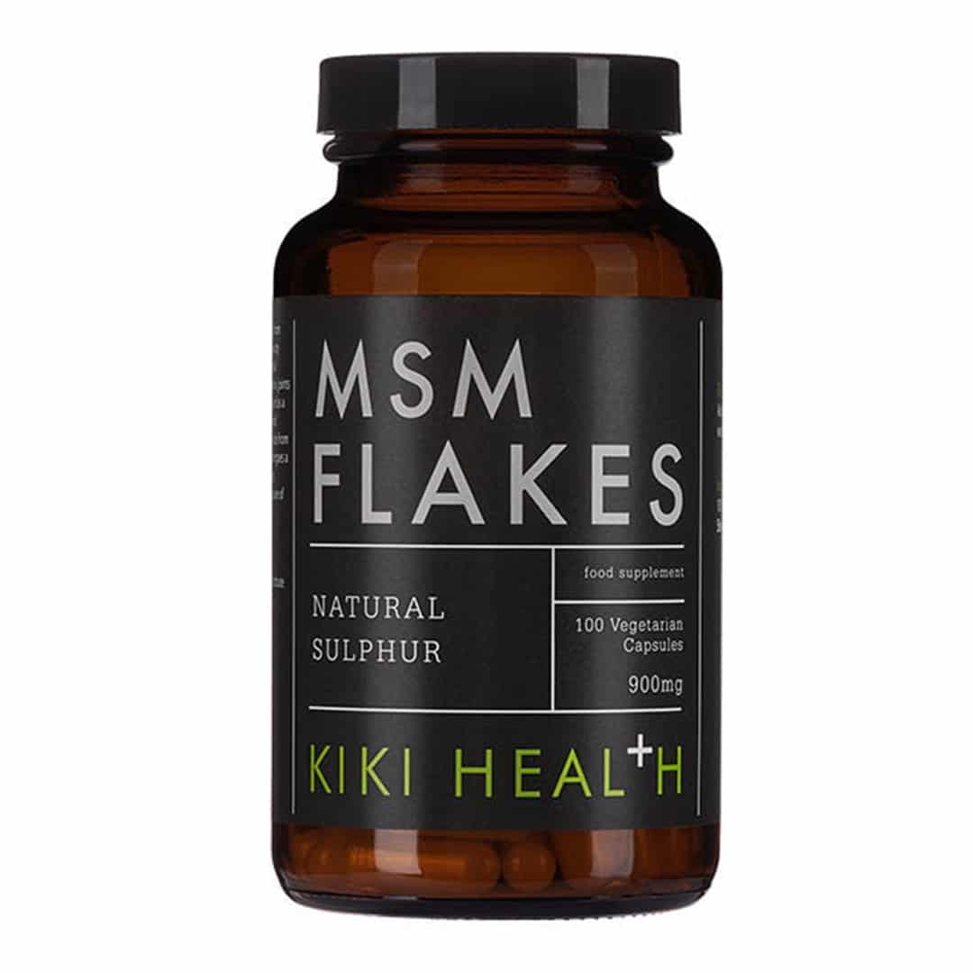 MSM-Flocken Methylsulfonylmethan 100 Kapseln KIKI HEALTHs