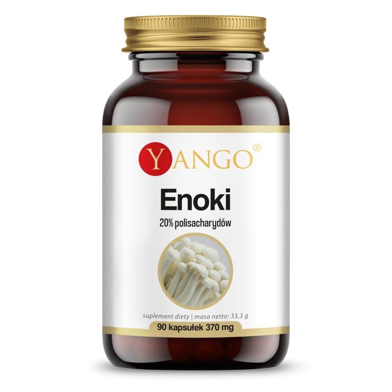 Enoki-Pilz-Extrakt Enoki 20% Polysaccharide 90 Kapseln YANGO