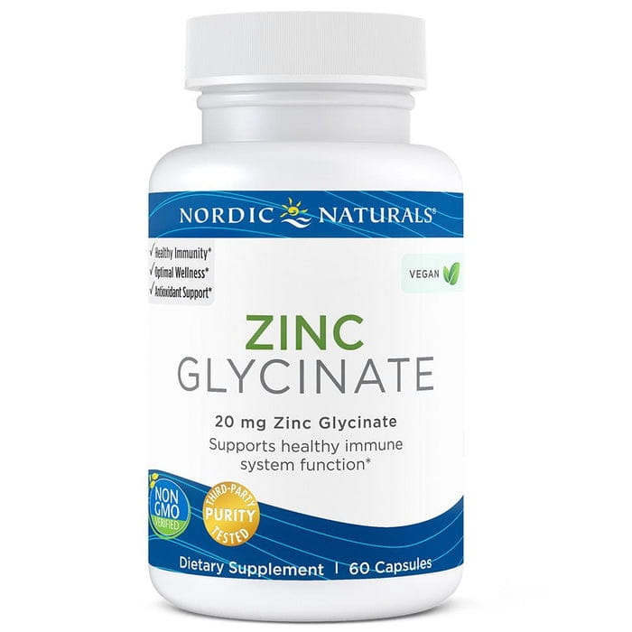 Zink-Zink-Glycinat 60 Kapseln NORDIC NATURALS