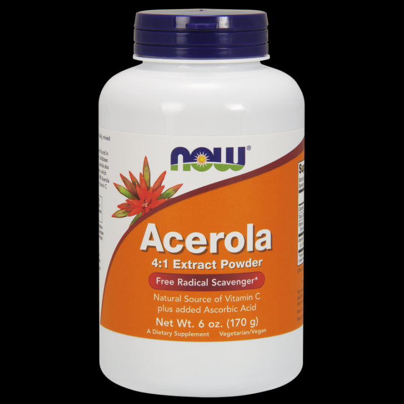 Natürliches Acerola-Vitamin C 170 g NOW FOODS