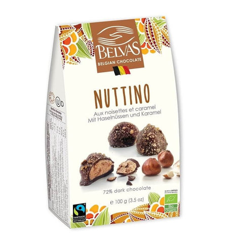 Belgische Fair Trade Haselnuss-Pralinen BIO 100 g - BELVAS