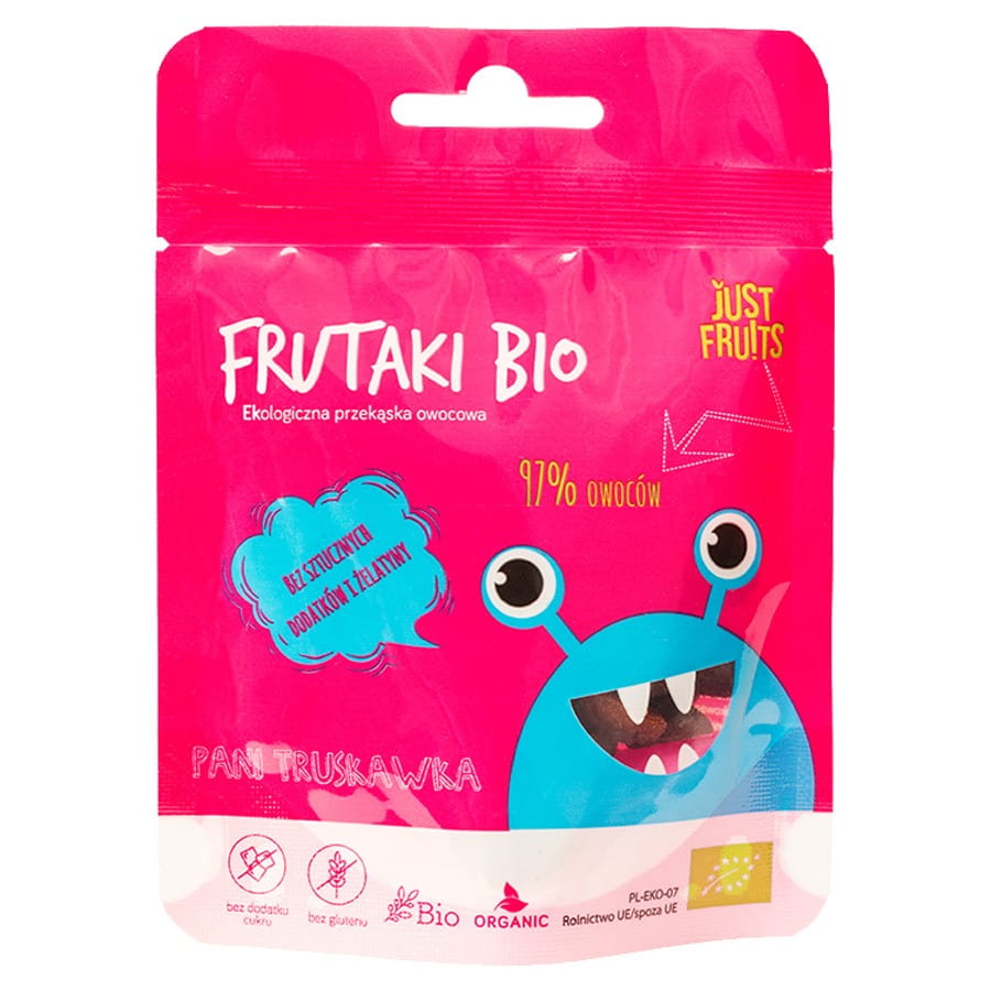 Fruchtsnack Erdbeere BIO 50g - FRUTAKI