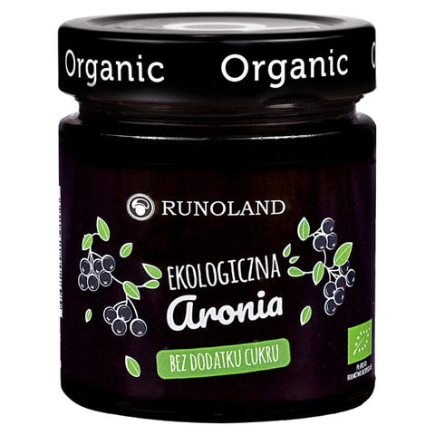 Aronia pychotka 80% Frucht mit der Konsistenz von BIO-Konfitüre 200g RUNOLAND