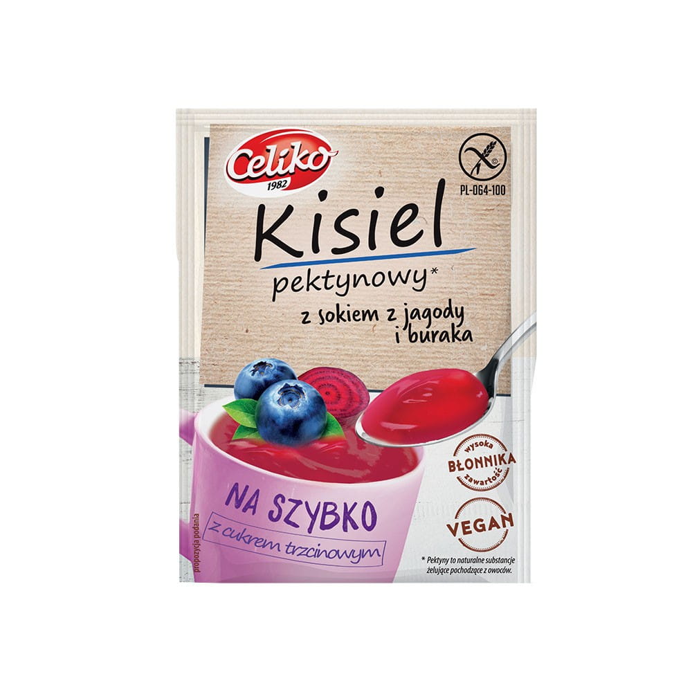 Quick Kissel mit Beeren- und Rote-Bete-Saft 20 g CELIKO