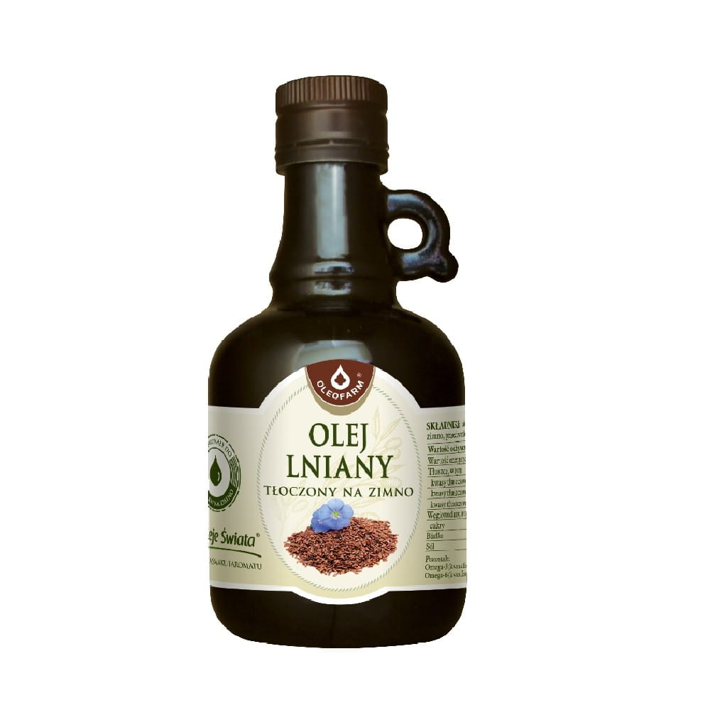 Kaltgepresstes Leinöl 500 ml OLEOFARM